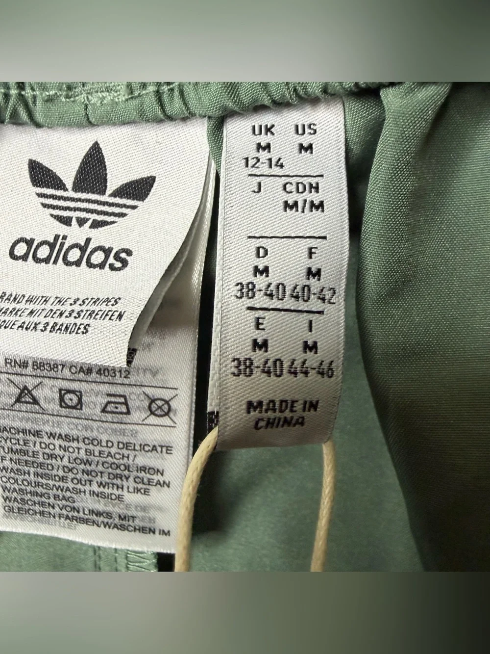 Adidas Utility Cargo Mini Skirt in Sage Green